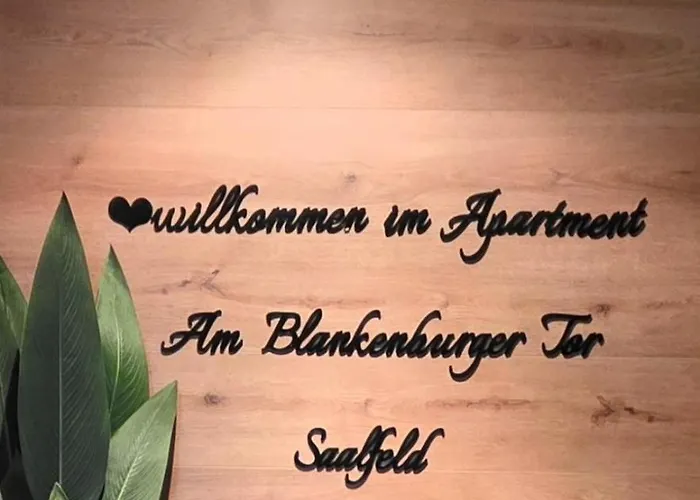 Am Blankenburger Tor Saalfeld Apartment
